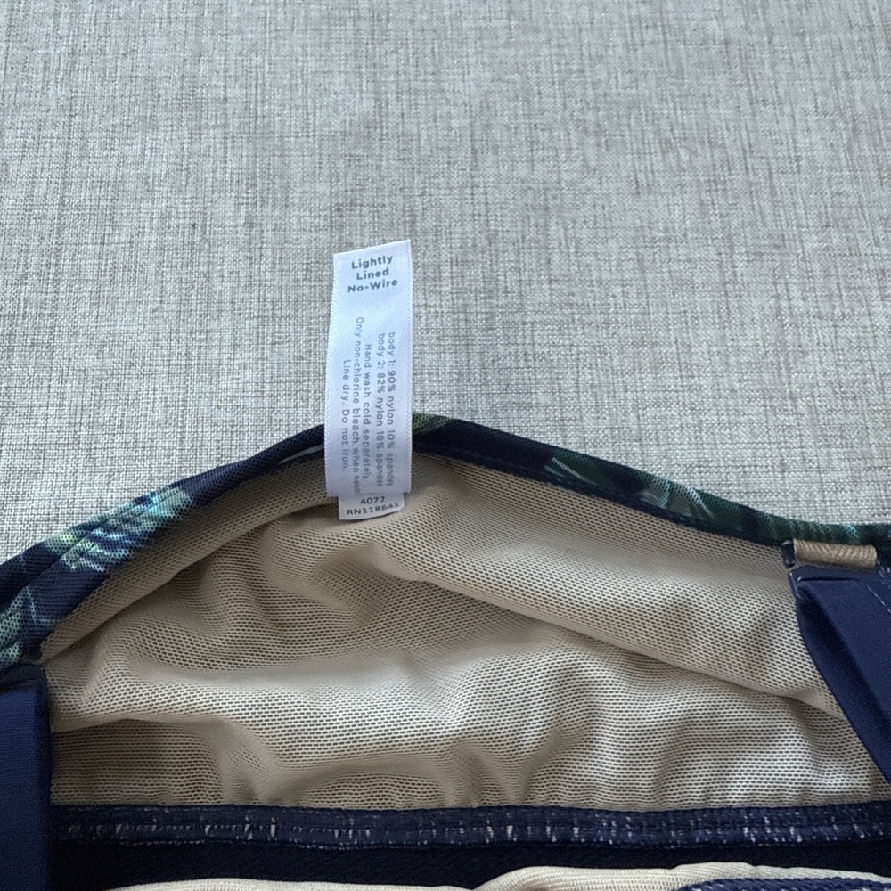 Cacique One Piece Swimsuit Dress Womens Plus Size 24‎ Ruched Modest Coverup - Picture 5 of 9